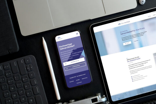 Website erstellen lassen - WebsiteWerk - Webdesign-Referenzen - Doc MediSafe GmbH - Frankfurt
