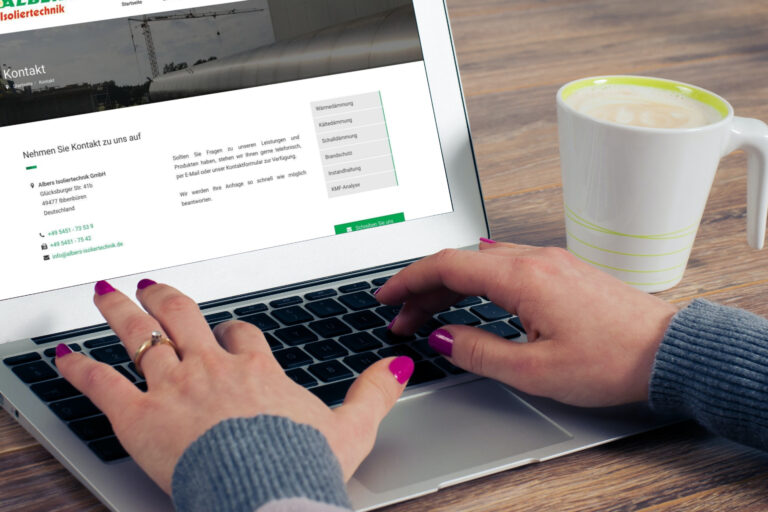 Website erstellen lassen - WebsiteWerk - Webdesign-Referenzen - Albers Isoliertechnik - Ibbenbüren