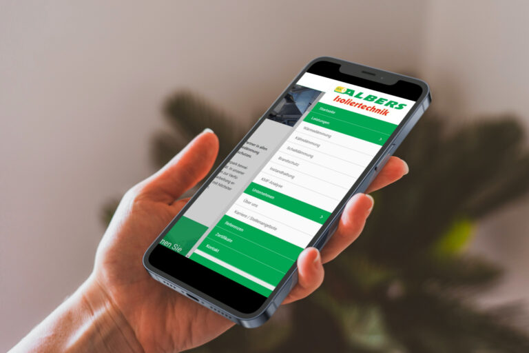 Website erstellen lassen - WebsiteWerk - Webdesign-Referenzen - Albers Isoliertechnik - Ibbenbüren