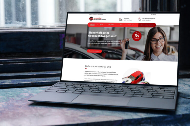 Website erstellen lassen - WebsiteWerk - Webdesign-Referenzen - car-watcher - Dresden