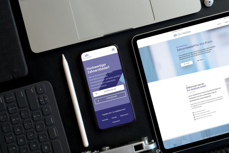 Website erstellen lassen - WebsiteWerk - Webdesign-Referenzen - Doc MediSafe GmbH - Frankfurt