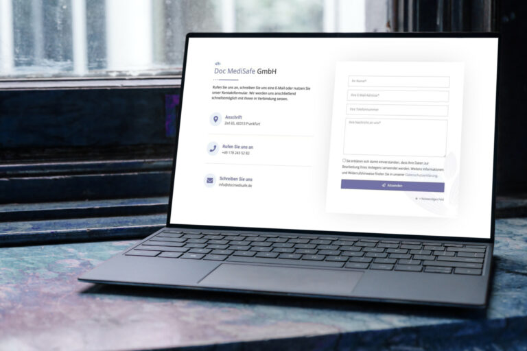 Website erstellen lassen - WebsiteWerk - Webdesign-Referenzen - Doc MediSafe GmbH - Frankfurt