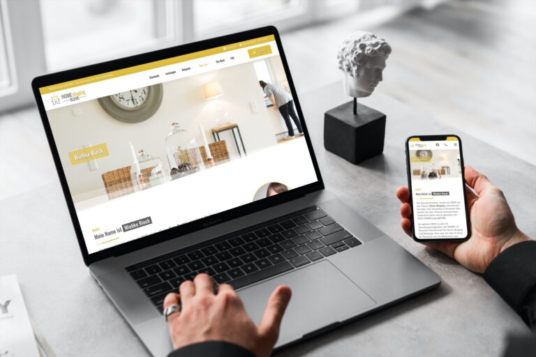 Website erstellen lassen - WebsiteWerk - Webdesign-Referenzen - HOMEstagingRUHR - Bochum