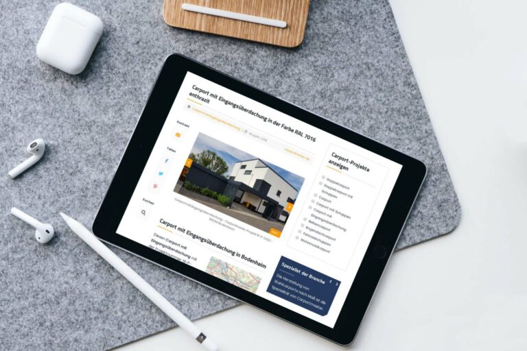 Website erstellen lassen - WebsiteWerk - Webdesign-Referenzen - Carportmaster - Leverkusen