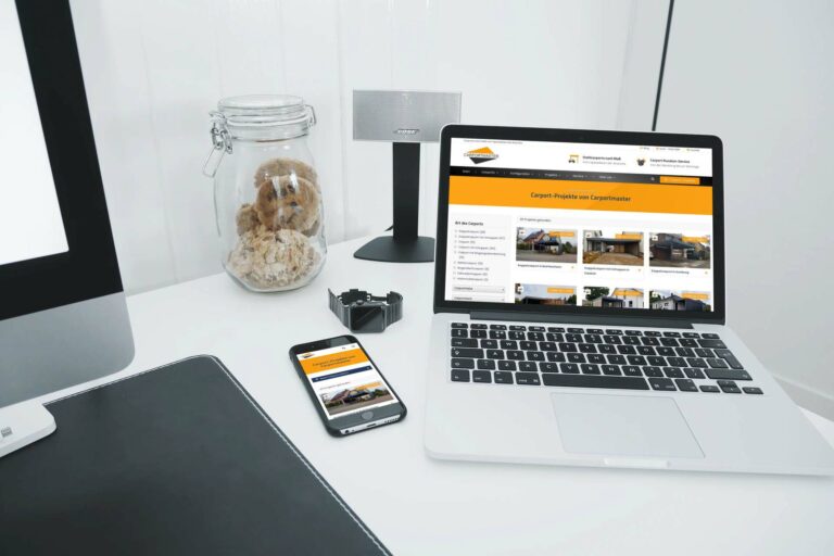 Website erstellen lassen - WebsiteWerk - Webdesign-Referenzen - Carportmaster - Leverkusen