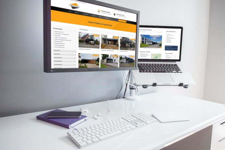 Website erstellen lassen - WebsiteWerk - Webdesign-Referenzen - Carportmaster - Leverkusen