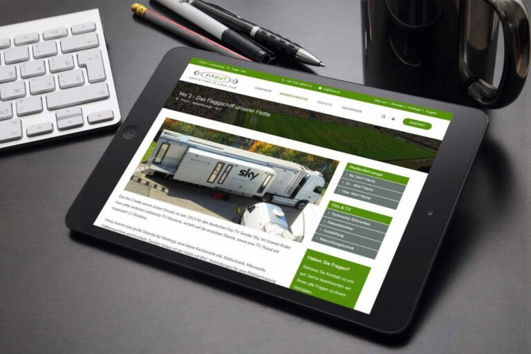 Website erstellen lassen - WebsiteWerk - Webdesign-Referenzen - FITOUT GmbH - Weinstadt