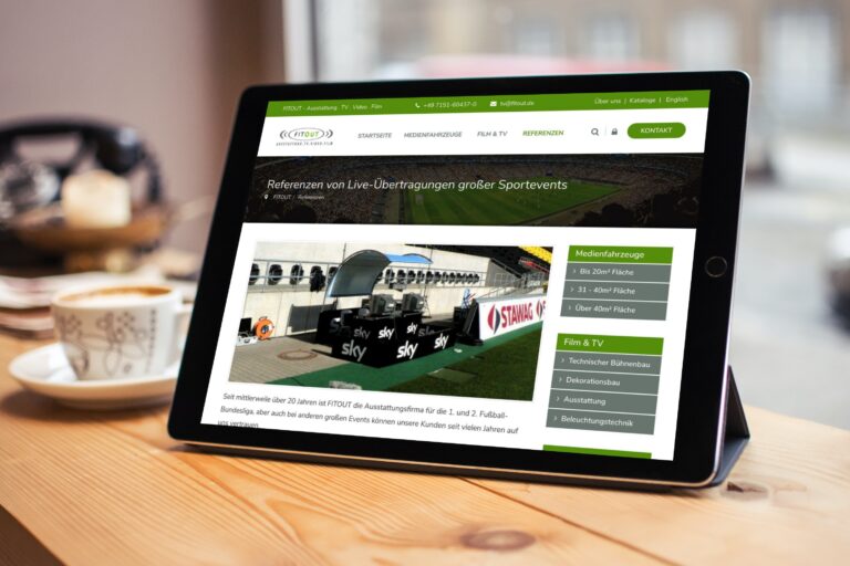 Website erstellen lassen - WebsiteWerk - Webdesign-Referenzen - FITOUT GmbH - Weinstadt