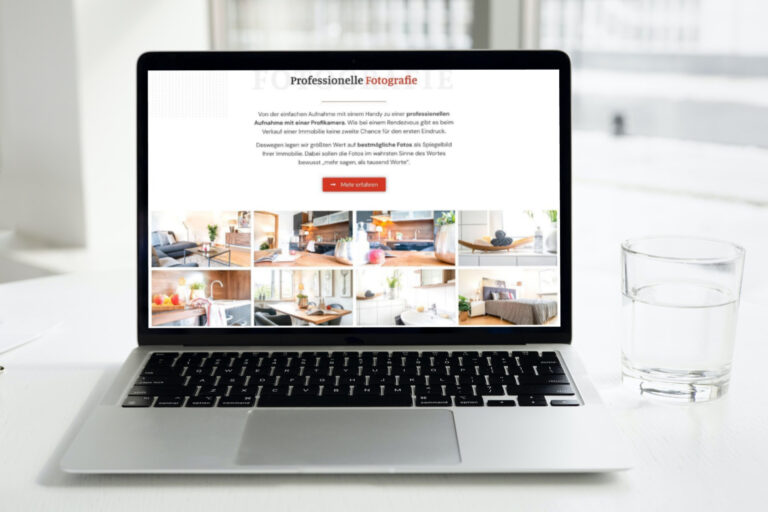 Website erstellen lassen - WebsiteWerk - Webdesign-Referenzen - Gerdt Menne Immobilien - Bochum