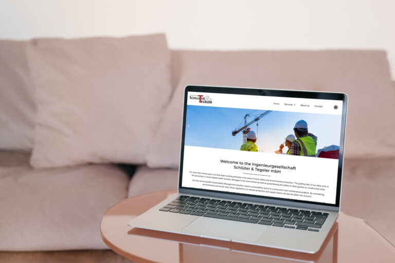 Website erstellen lassen - WebsiteWerk - Webdesign-Referenzen - Ingenieurgesellschaft Schlüter & Tegeler mbH - Aachen