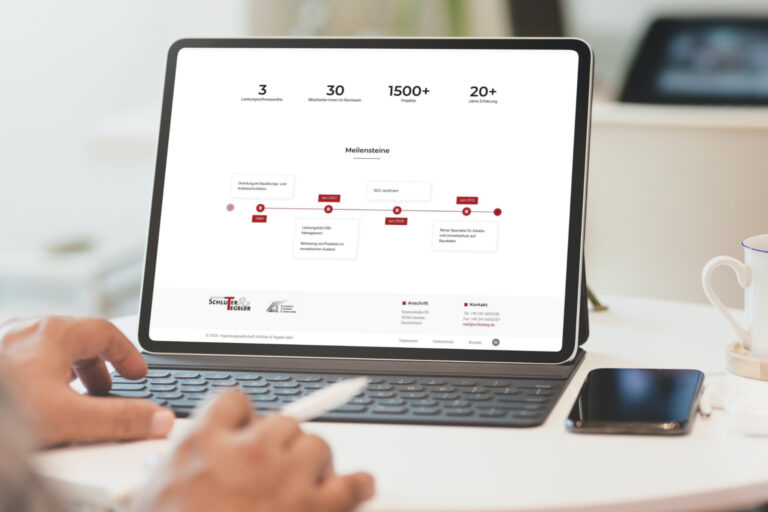 Website erstellen lassen - WebsiteWerk - Webdesign-Referenzen - Ingenieurgesellschaft Schlüter & Tegeler mbH - Aachen