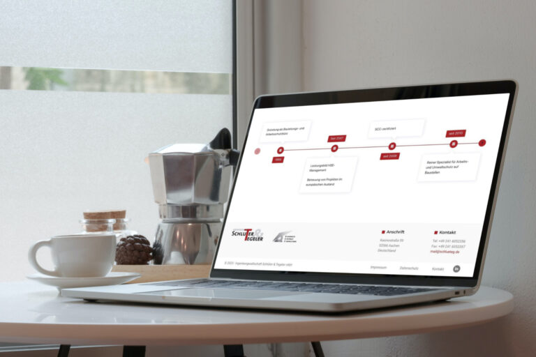 Website erstellen lassen - WebsiteWerk - Webdesign-Referenzen - Ingenieurgesellschaft Schlüter & Tegeler mbH - Aachen