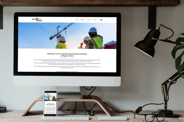 Website erstellen lassen - WebsiteWerk - Webdesign-Referenzen - Ingenieurgesellschaft Schlüter & Tegeler mbH - Aachen
