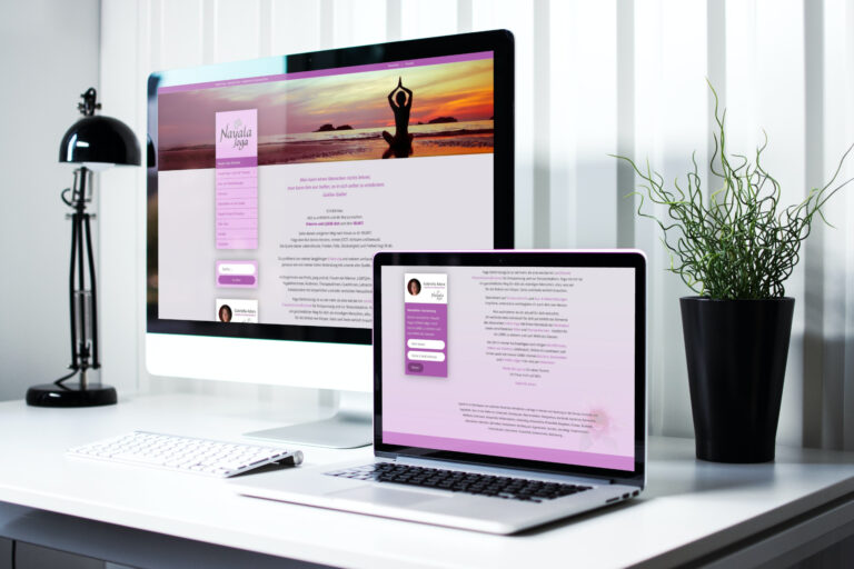 Website erstellen lassen - WebsiteWerk - Webdesign-Referenzen - Nayala Yoga - Egweil