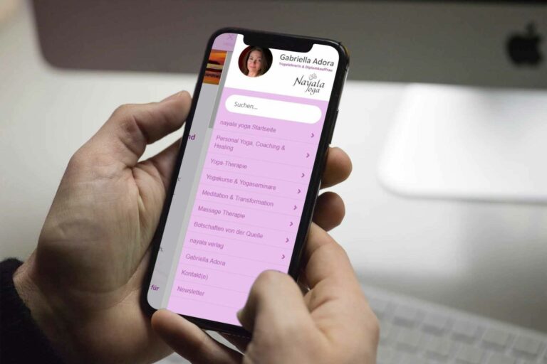 Website erstellen lassen - WebsiteWerk - Webdesign-Referenzen - Nayala Yoga - Egweil