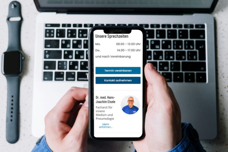 Website erstellen lassen - WebsiteWerk - Webdesign-Referenzen - Pneumologische Praxis Dr. Eisele - Koblenz