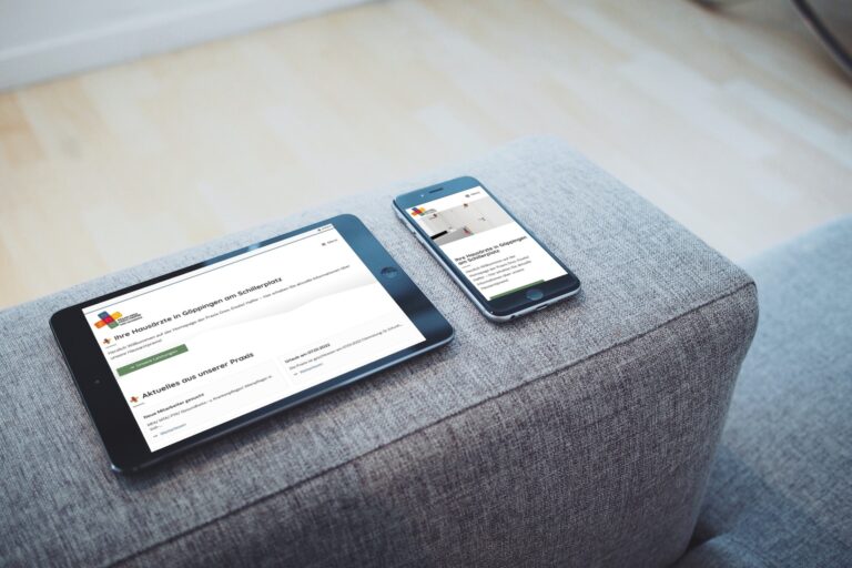 Website erstellen lassen - WebsiteWerk - Webdesign-Referenzen - Praxis Dres. Eisele/ Haffer/ Baur - Göppingen