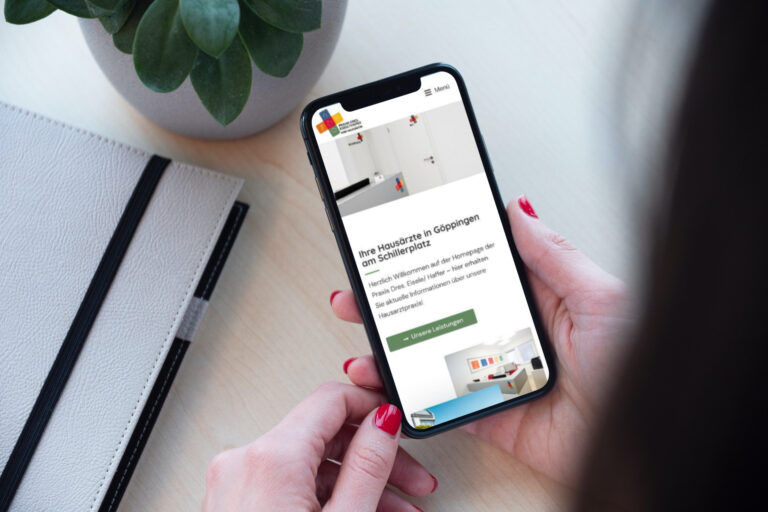 Website erstellen lassen - WebsiteWerk - Webdesign-Referenzen - Praxis Dres. Eisele/ Haffer/ Baur - Göppingen