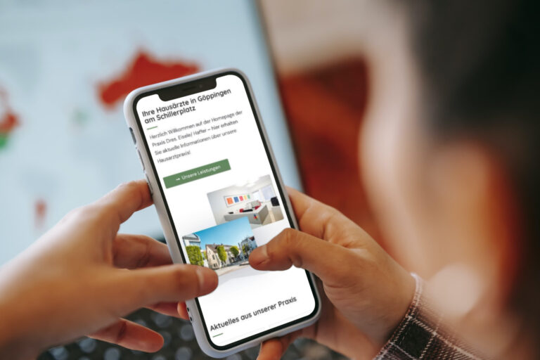 Website erstellen lassen - WebsiteWerk - Webdesign-Referenzen - Praxis Dres. Eisele/ Haffer/ Baur - Göppingen