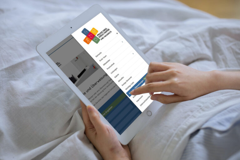 Website erstellen lassen - WebsiteWerk - Webdesign-Referenzen - Praxis Dres. Eisele/ Haffer/ Baur - Göppingen