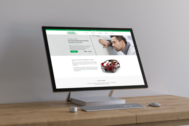 Website erstellen lassen - WebsiteWerk - Webdesign-Referenzen - Sachverständigenbüro Pogledic - Witten