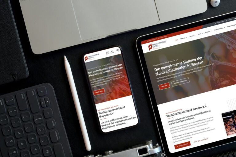 Website erstellen lassen - Websitewerk - Webdesign-Referenzen - Tonkünstlerverband Bayern e.V. - München