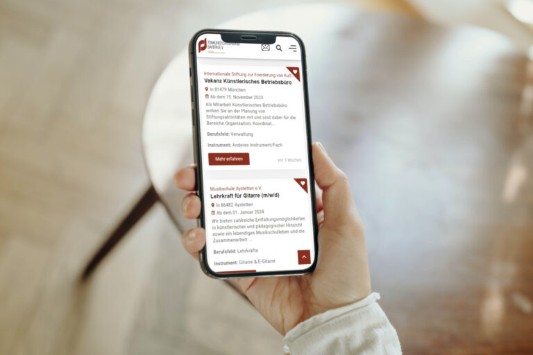 Website erstellen lassen - Websitewerk - Webdesign-Referenzen - Tonkünstlerverband Bayern e.V. - München